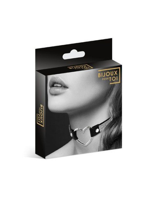 Чокер зі стразами Bijoux Pour Toi - HEART DIAMOND Чокер зі стразами Bijoux Pour Toi - HEART DIAMOND