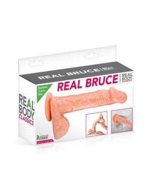 Фалоімітатор Real Body — Real Bruce Flesh, TPE, діаметр 4,2 см Фалоімітатор Real Body — Real Bruce Flesh, TPE, діаметр 4,2 см