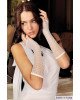 Мітенки сітка Anne De Ales White Мітенки сітка Anne De Ales White