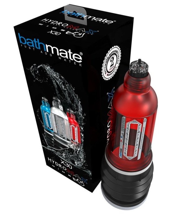 Гідропомпа Bathmate Hydromax 7 WideBoy Red (X30) для члена довжиною від 12,5 до 18 см, діаметр до 5, Гідропомпа Bathmate Hydromax 7 WideBoy Red (X30) для члена довжиною від 12,5 до 18 см, діаметр до 5,