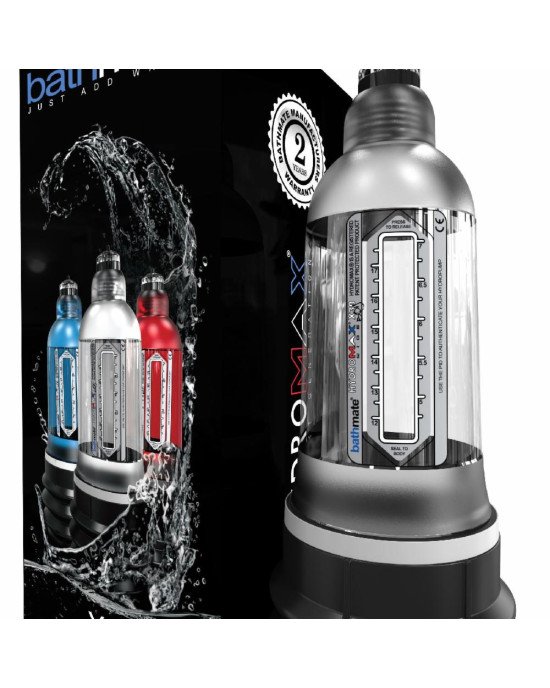Гідропомпа Bathmate Hydromax 7 WideBoyClear (X30) для члена довжиною від 12,5 до 18 см, діаметр до 5 Гідропомпа Bathmate Hydromax 7 WideBoyClear (X30) для члена довжиною від 12,5 до 18 см, діаметр до 5