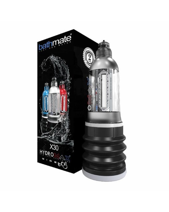 Гідропомпа Bathmate Hydromax 7 WideBoyClear (X30) для члена довжиною від 12,5 до 18 см, діаметр до 5 Гідропомпа Bathmate Hydromax 7 WideBoyClear (X30) для члена довжиною від 12,5 до 18 см, діаметр до 5