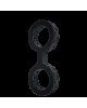 Наручники з силікону Doc Johnson The Cuffs Small - Black, добре тягнуться, для рук і для ніг Наручники з силікону Doc Johnson The Cuffs Small - Black, добре тягнуться, для рук і для ніг