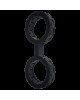 Наручники з силікону Doc Johnson The Cuffs Large - Black, добре тягнуться, для рук і для ніг Наручники з силікону Doc Johnson The Cuffs Large - Black, добре тягнуться, для рук і для ніг