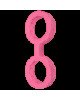 Наручники з силікону Doc Johnson The Cuffs Large - Pink, добре тягнуться, для рук і для ніг Наручники з силікону Doc Johnson The Cuffs Large - Pink, добре тягнуться, для рук і для ніг