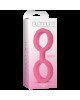 Наручники з силікону Doc Johnson The Cuffs Large - Pink, добре тягнуться, для рук і для ніг Наручники з силікону Doc Johnson The Cuffs Large - Pink, добре тягнуться, для рук і для ніг