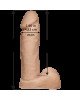 Фалоімітатор Doc Johnson Platinum TRUSKYN - The Tru Ride 8 Inch, діаметр 4,8 см, двошаровий силікон