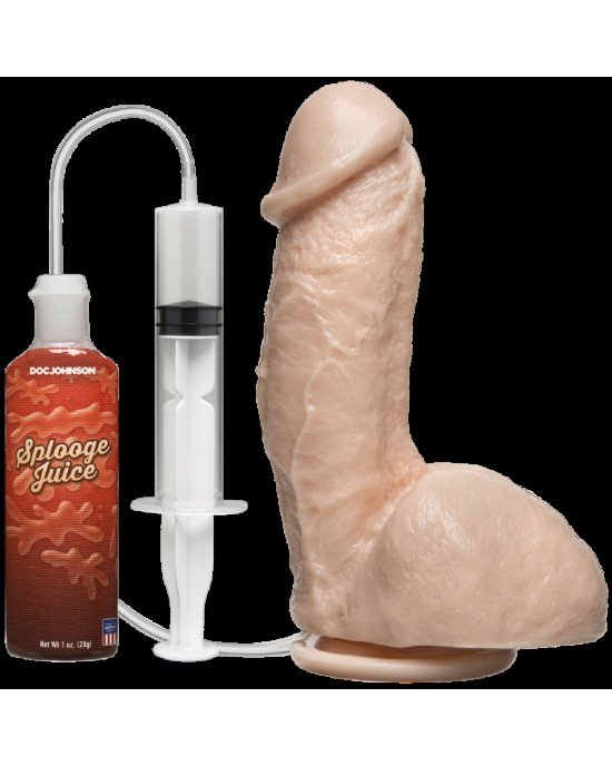 Фалоімітатор, що кінчає Doc Johnson The Amazing Squirting Realistic Cock, ПВХ, діаметр 5,1см Фалоімітатор, що кінчає Doc Johnson The Amazing Squirting Realistic Cock, ПВХ, діаметр 5,1см