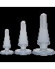 Набір анальних пробок Doc Johnson Crystal Jellies Anal - Clear, макс. діаметр 2см - 3 см - 4 см Набір анальних пробок Doc Johnson Crystal Jellies Anal - Clear, макс. діаметр 2см - 3 см - 4 см