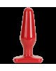 Анальна пробка Doc Johnson Red Boy - Medium 5.5 Inch, макс. діаметр 4 см