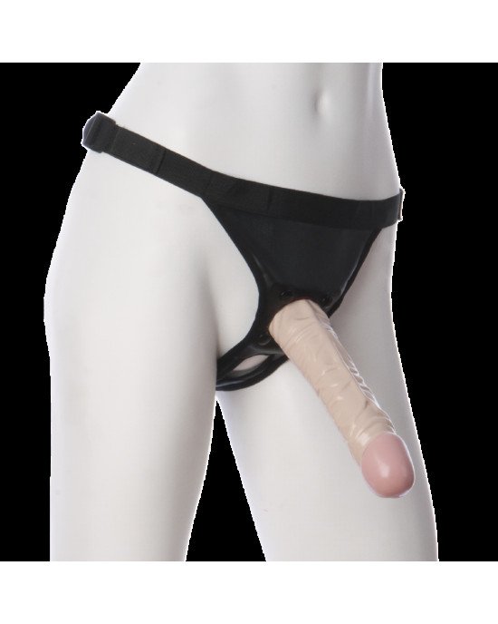Трусики зі страпоном Doc Johnson Vac-U-Lock 8 Inch Classic Dong Ultra Harness, ПВХ, діаметр 3,8см Трусики зі страпоном Doc Johnson Vac-U-Lock 8 Inch Classic Dong Ultra Harness, ПВХ, діаметр 3,8см