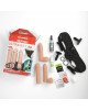 Набір для страпона Doc Johnson Vac-U-Lock Dual Density UltraSKYN Set, діаметр 3×4,5см