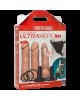 Набір для страпона Doc Johnson Vac-U-Lock Dual Density UltraSKYN Set, діаметр 3×4,5см