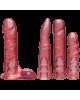 Набір для страпона Doc Johnson Vac-U-Lock Crystal Jellies Set, діаметр 3,8см, 2×4,5см, 5,1 см Набір для страпона Doc Johnson Vac-U-Lock Crystal Jellies Set, діаметр 3,8см, 2×4,5см, 5,1 см