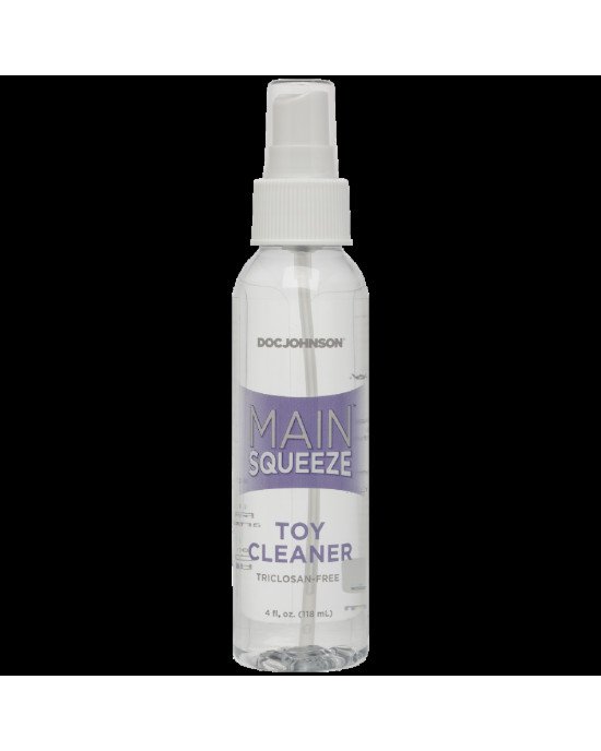 Очищувальний засіб для іграшок Doc Johnson Main Squeeze Toy Cleaner (118 мл) антибактеріальний Очищувальний засіб для іграшок Doc Johnson Main Squeeze Toy Cleaner (118 мл) антибактеріальний