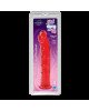 Фалоімітатор Doc Johnson Jelly Jewels Dong & Suction Cup Red, діаметр 3,6 см, антибактеріальний ПВХ Фалоімітатор Doc Johnson Jelly Jewels Dong & Suction Cup Red, діаметр 3,6 см, антибактеріальний ПВХ
