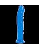 Фалоімітатор Doc Johnson Jelly Jewels Dong & Suction Cup Blue, діаметр 3,6 см, антибактеріальний ПВХ Фалоімітатор Doc Johnson Jelly Jewels Dong & Suction Cup Blue, діаметр 3,6 см, антибактеріальний ПВХ