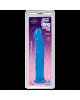 Фалоімітатор Doc Johnson Jelly Jewels Dong & Suction Cup Blue, діаметр 3,6 см, антибактеріальний ПВХ Фалоімітатор Doc Johnson Jelly Jewels Dong & Suction Cup Blue, діаметр 3,6 см, антибактеріальний ПВХ