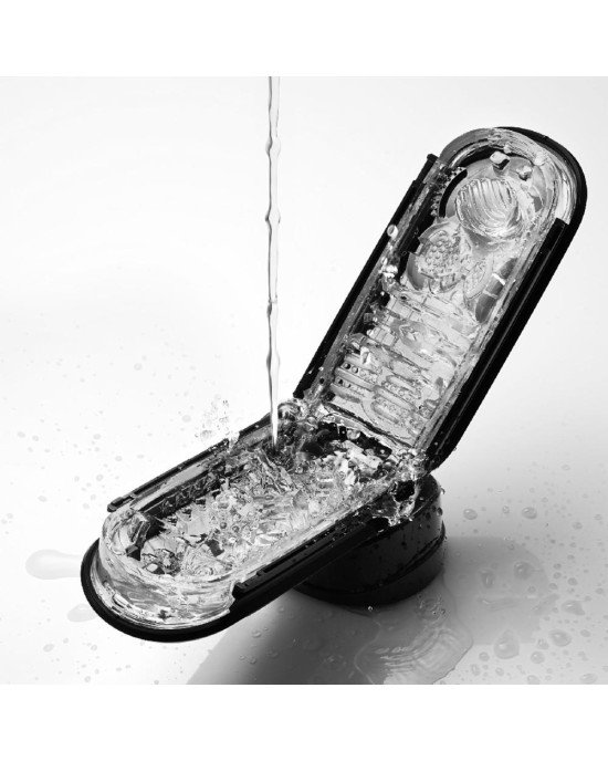 Мастурбатор Tenga Flip Zero Black, змінна інтенсивність стимуляції, розкладний Мастурбатор Tenga Flip Zero Black, змінна інтенсивність стимуляції, розкладний