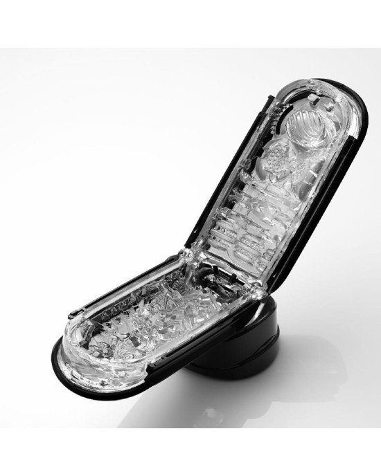 Мастурбатор Tenga Flip Zero Black, змінна інтенсивність стимуляції, розкладний Мастурбатор Tenga Flip Zero Black, змінна інтенсивність стимуляції, розкладний