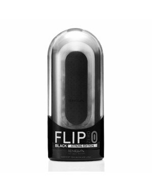 Мастурбатор Tenga Flip Zero Black, змінна інтенсивність стимуляції, розкладний
