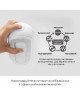 Вібромастурбатор Tenga Flip Zero Electronic Vibration White, змінна інтенсивність, розкладний Вібромастурбатор Tenga Flip Zero Electronic Vibration White, змінна інтенсивність, розкладний