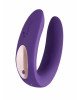 Вібратор для пар Satisfyer Double Plus Remote з пультом ДК та двома моторчиками Вібратор для пар Satisfyer Double Plus Remote з пультом ДК та двома моторчиками