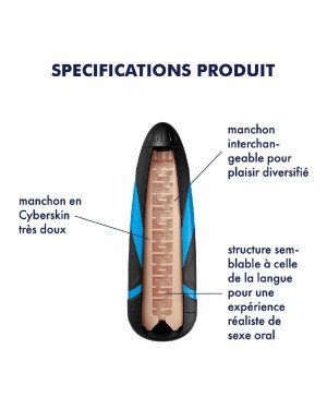 Запасний рукав-вставка для мастурбатора Satisfyer Men LUSTY TONGUES Запасний рукав-вставка для мастурбатора Satisfyer Men LUSTY TONGUES