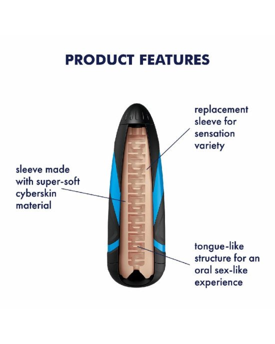 Запасний рукав-вставка для мастурбатора Satisfyer Men LUSTY TONGUES Запасний рукав-вставка для мастурбатора Satisfyer Men LUSTY TONGUES