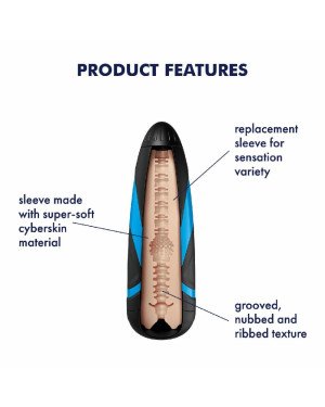 Запасний рукав-вставка для мастурбатора Satisfyer TRI Men DELIGHTS Запасний рукав-вставка для мастурбатора Satisfyer TRI Men DELIGHTS