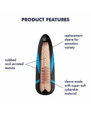Запасний рукав-вставка для мастурбатора Satisfyer Men TORNADO BLISS Запасний рукав-вставка для мастурбатора Satisfyer Men TORNADO BLISS