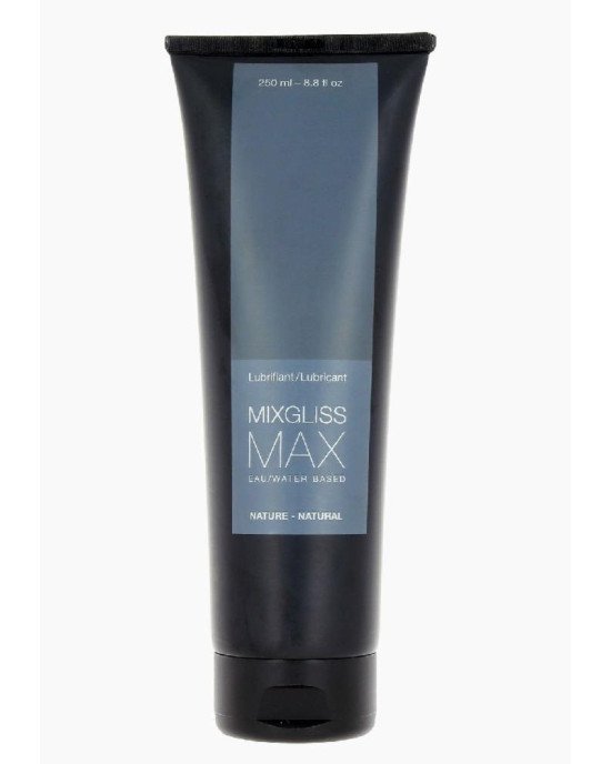 Анальна гель-змазка MixGliss MAX NATURE (250 мл) на водній основі з екстрактом алое Анальна гель-змазка MixGliss MAX NATURE (250 мл) на водній основі з екстрактом алое
