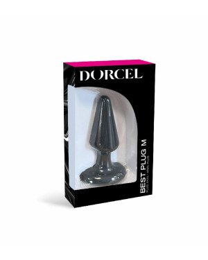 Анальна пробка Dorcel Best Plug M м'який soft-touch силікон, макс. діаметр 4,1см