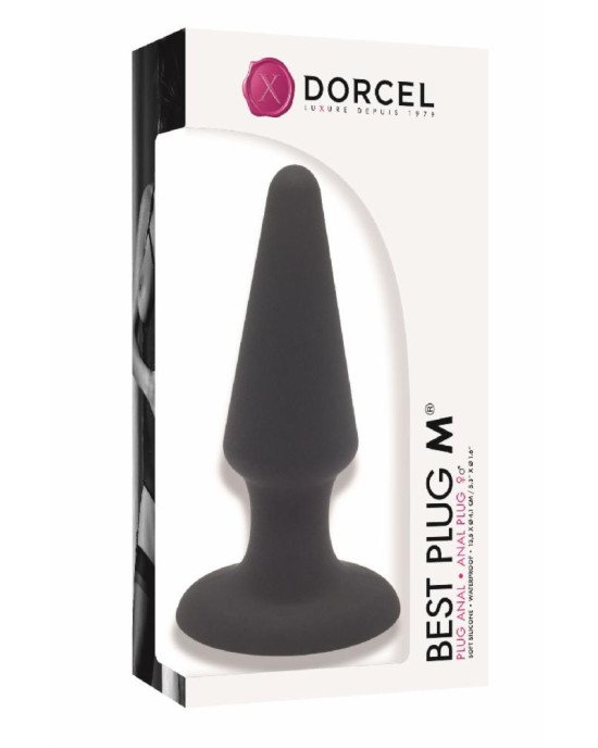 Анальна пробка Dorcel Best Plug M м'який soft-touch силікон, макс. діаметр 4,1см Анальна пробка Dorcel Best Plug M м'який soft-touch силікон, макс. діаметр 4,1см