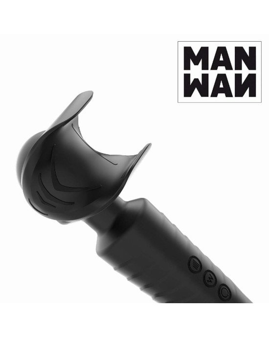 Мастурбатор-вібромасажер MAN.WAND, відмінно для пар, вібро-мінет, 20 режимів Мастурбатор-вібромасажер MAN.WAND, відмінно для пар, вібро-мінет, 20 режимів