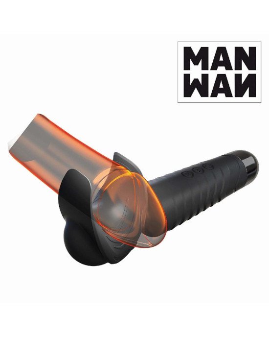 Мастурбатор-вібромасажер MAN.WAND, відмінно для пар, вібро-мінет, 20 режимів Мастурбатор-вібромасажер MAN.WAND, відмінно для пар, вібро-мінет, 20 режимів