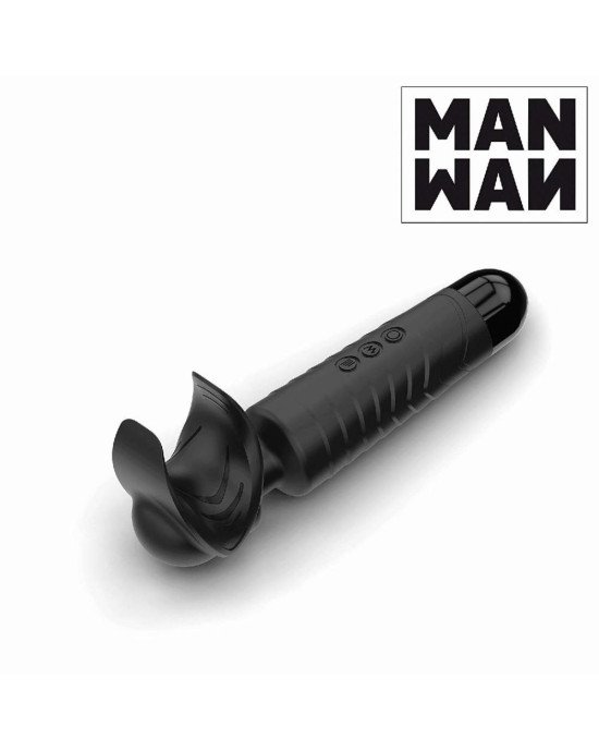 Мастурбатор-вібромасажер MAN.WAND, відмінно для пар, вібро-мінет, 20 режимів Мастурбатор-вібромасажер MAN.WAND, відмінно для пар, вібро-мінет, 20 режимів