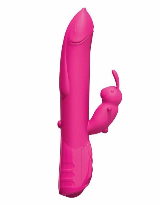 Вібратор-кролик Love To Love Sexy Bunny 2, з обертанням голівки, 3 вібромотори Вібратор-кролик Love To Love Sexy Bunny 2, з обертанням голівки, 3 вібромотори