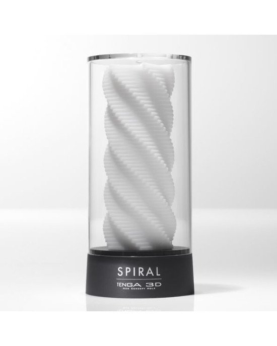 Мастурбатор Tenga 3D Spiral, дуже ніжний, з антибактеріального еластомеру зі сріблом Мастурбатор Tenga 3D Spiral, дуже ніжний, з антибактеріального еластомеру зі сріблом