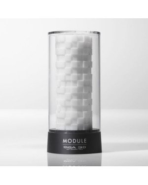 Мастурбатор Tenga 3D Module, дуже ніжний, з антибактеріального еластомеру зі сріблом