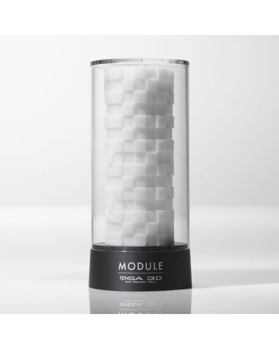Мастурбатор Tenga 3D Module, дуже ніжний, з антибактеріального еластомеру зі сріблом Мастурбатор Tenga 3D Module, дуже ніжний, з антибактеріального еластомеру зі сріблом