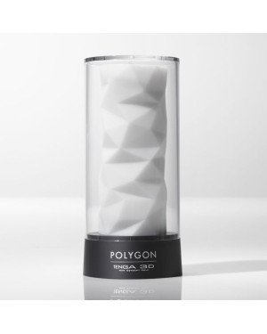 Мастурбатор Tenga 3D Polygon, дуже ніжний, з антибактеріального еластомеру зі сріблом