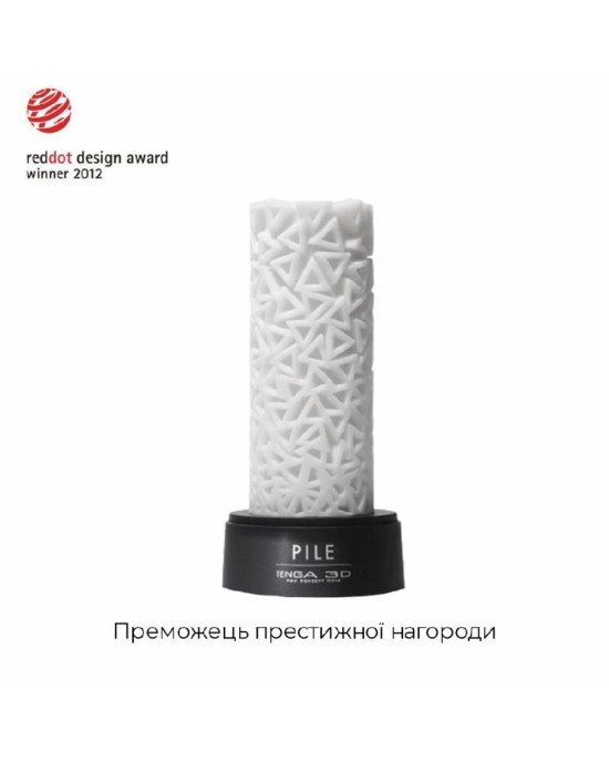 Мастурбатор Tenga 3D Pile, дуже ніжний, з антибактеріального еластомеру зі сріблом Мастурбатор Tenga 3D Pile, дуже ніжний, з антибактеріального еластомеру зі сріблом