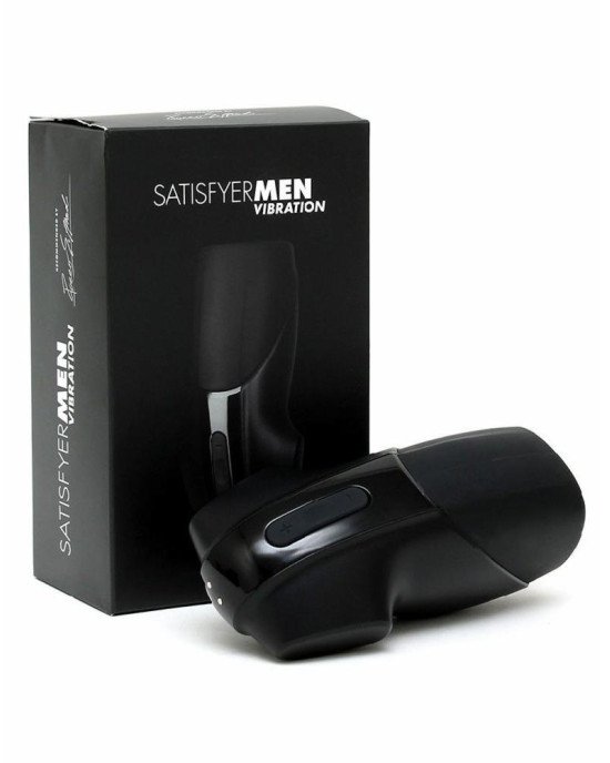 Мастурбатор Satisfyer Men Vibration імітатор мінету з вібрацією, стимуляція головки Мастурбатор Satisfyer Men Vibration імітатор мінету з вібрацією, стимуляція головки
