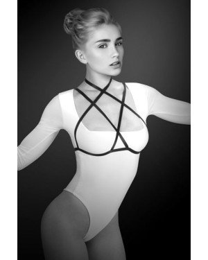 Портупея на груди Bijoux Pour Toi - LOLA, еластичний поліестер