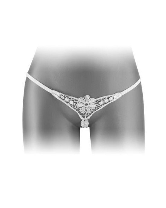 Трусики-стрінги з доступом Fashion Secret DANUTA White Трусики-стрінги з доступом Fashion Secret DANUTA White