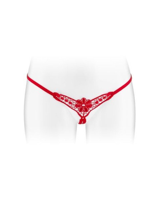 Трусики-стрінги з доступом Fashion Secret DANUTA Red Трусики-стрінги з доступом Fashion Secret DANUTA Red