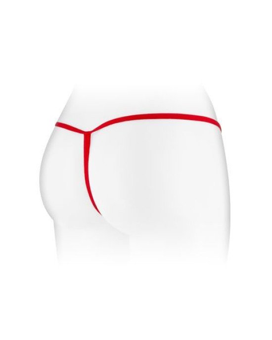 Трусики-стрінги з доступом Fashion Secret DANUTA Red Трусики-стрінги з доступом Fashion Secret DANUTA Red