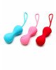 Вагінальні кульки Satisfyer Power Balls (3 пари), діаметр 3,4 см, маса 60-76-92г, з кулькою всередин