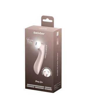 Вакуумний кліторальний стимулятор Satisfyer Pro 2+ Vibration з вібрацією